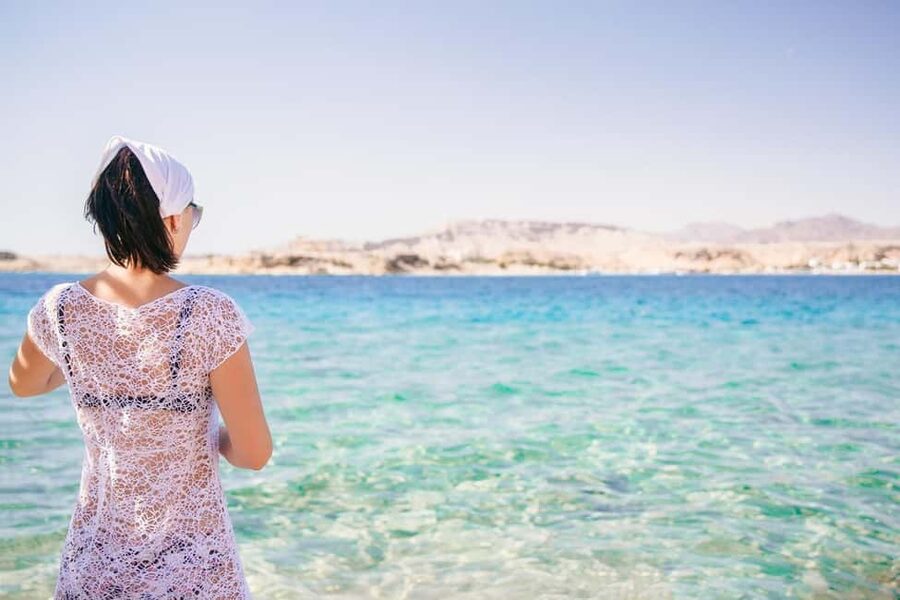 Hurghada: Full-Day Snorkeling Tour in Sharm El Naga w/Lunch - Reaching the Bay and Getting Into the Water