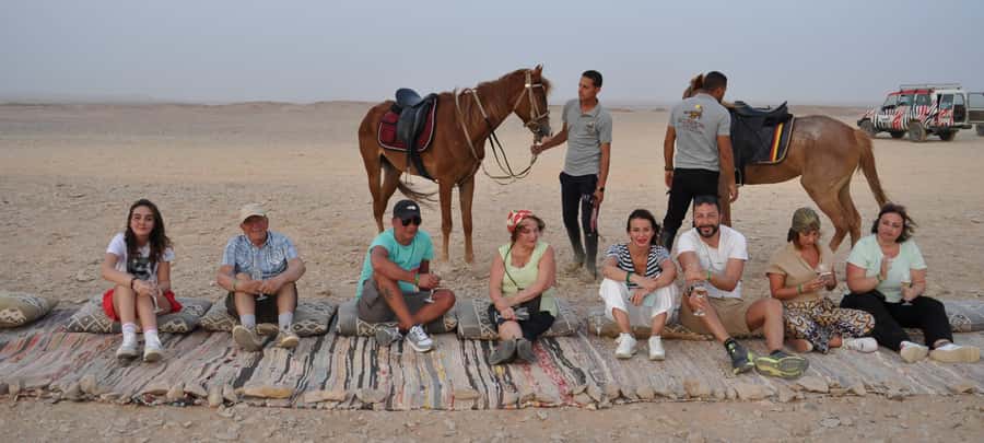 Hurghada: Horse Ride, BBQ Dinner, and Stargazing - Getting ready for the horse ride