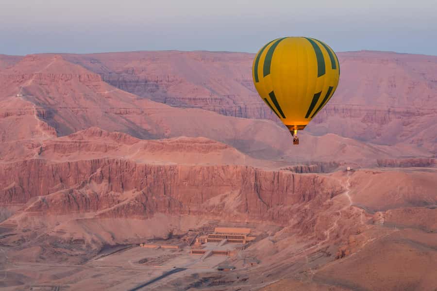Hurghada: Luxor Hot Air Balloon Ride and Day Tour With Meals - Karnak Temple closes the sightseeing day