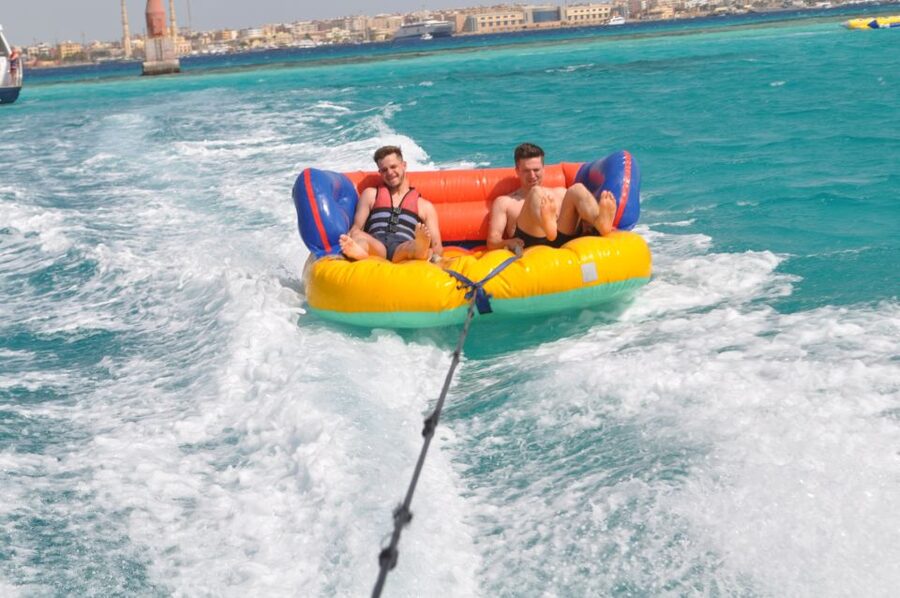 Hurghada: Luxury Cruise Trip to Orange Bay with Lunch - Banana boat and open-water fun