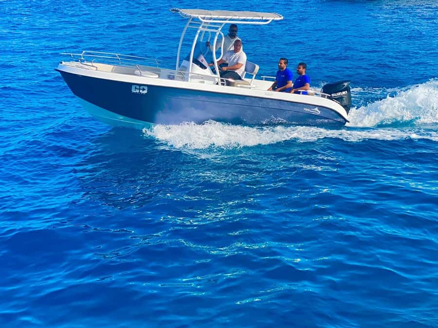 Hurghada: Orange Bay Dolphin Watching, Snorkeling & Lunch - Orange Bay and the Giftun Island pause