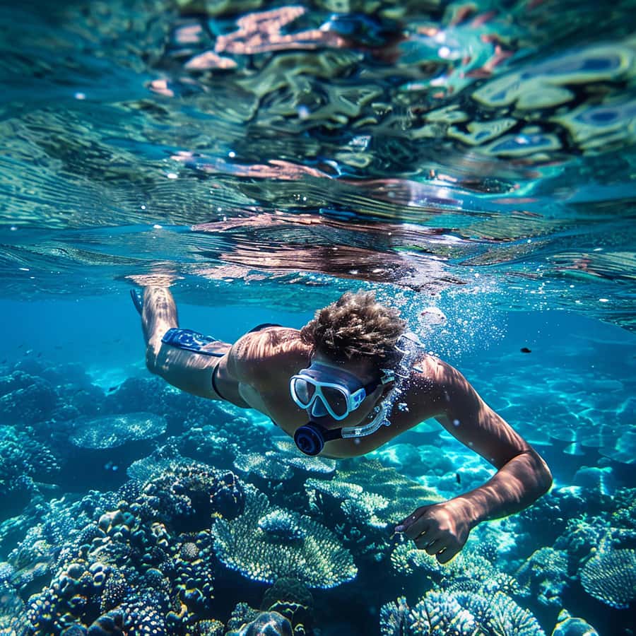 Hurghada: Orange Bay Island Boat Trip w/ Breakfast and Lunch - Breakfast, briefing, and the first swim