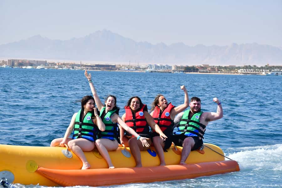 Hurghada: Orange Bay Island with breakfast, lunch & watersports - Getting from Hurghada to the boat