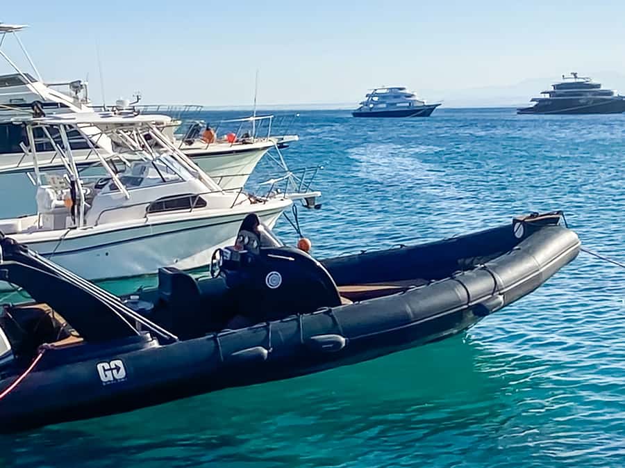 Hurghada: Orange Bay & Magawish Island Speedboat with Lunch - A small-boat route through Hurghada’s Red Sea