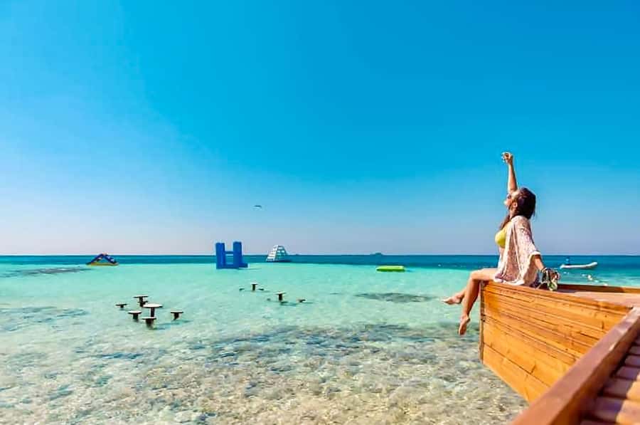 Hurghada: Orange Bay & Magawish Island Speedboat with Lunch - The speedboat ride is part of the attraction