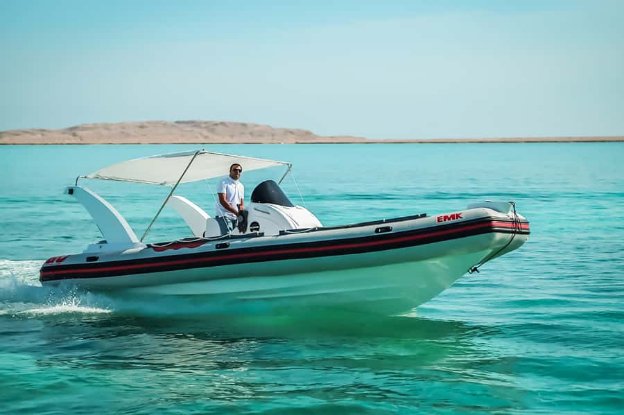 Hurghada: Orange Bay & Magawish Island Speedboat with Lunch - Two 20-minute snorkeling stops show the real value