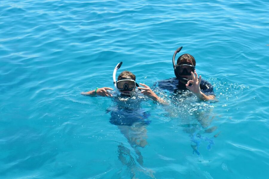 Hurghada: Orange Bay Snorkeling with Lunch & Optional Diving - What the full yacht itinerary feels like