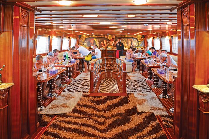 Hurghada Pirates sailing boat to Orange bay & Buffet Lunch - What the price covers at $78.11