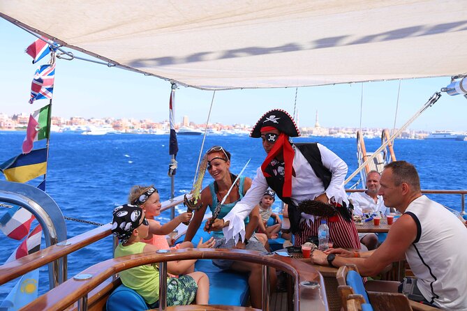 Hurghada Pirates sailing boat to Orange bay & Buffet Lunch - Who will enjoy this boat trip most