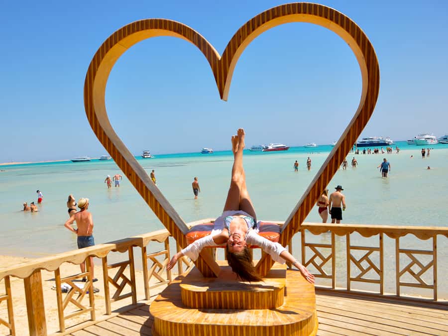Hurghada: Premium Orange Island Cruise with Lunch & Transfer - Orange Bay is the payoff