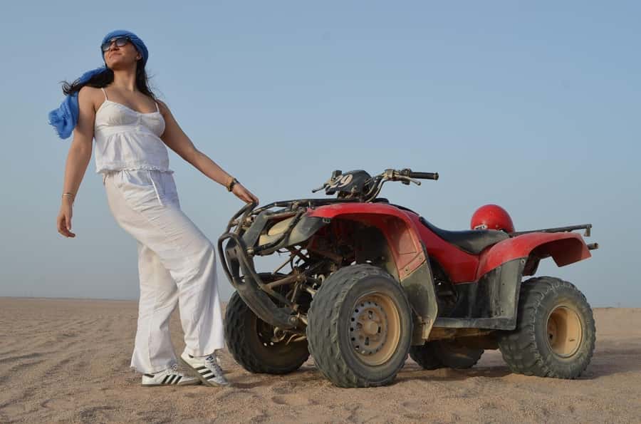 Hurghada: Quad and Buggy Safari with Dinner and Show - The 15-minute buggy ride