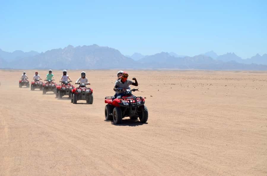 Hurghada: Quad Bike, Buggy, and Camel Ride & Bedouin Village - The 15-minute buggy ride