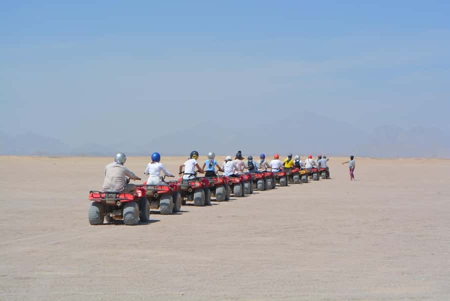 Hurghada: Quad Bike, Buggy, and Camel Ride & Bedouin Village - Tea and a short camel ride at the village