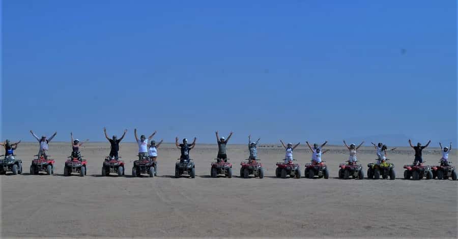 Hurghada: Red Sea Desert Quad Biking Tour & Sand Mountain - The return ride and hotel drop-off