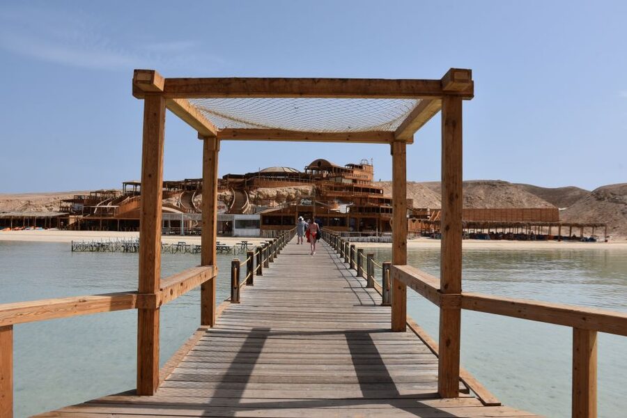 Hurghada: Royal Luxury VIP Cruise to Orange Bay with Lunch - Buffet lunch on the Red Sea