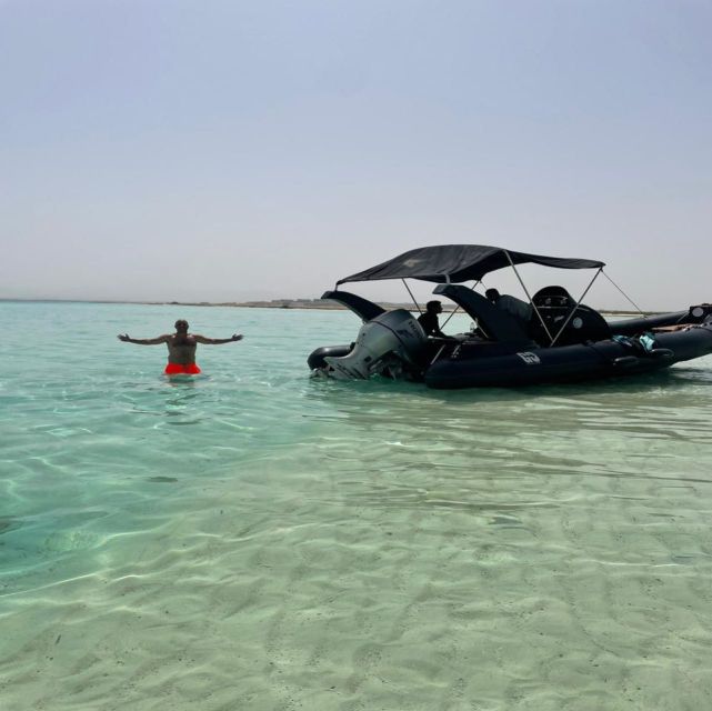 Hurghada: Safari ATV Quad & Speedboat to Orange bay island - Two 20-minute snorkeling stops