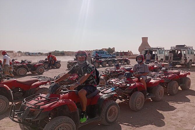 Hurghada Safari Trip Quad, Buggy, Jeep, Camel, Dinner, and Show - Jeep transport reveals the scale of the safari base
