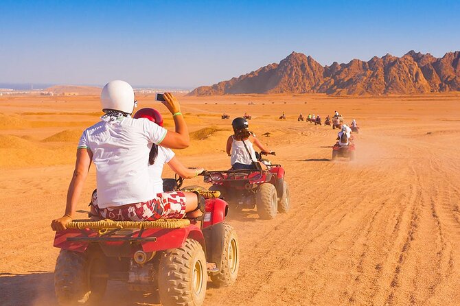Hurghada Safari Trip Quad, Buggy, Jeep, Camel, Dinner, and Show - Camel riding and the Bedouin camp visit