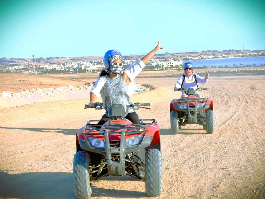 Hurghada: Sunrise Quad Bike, Camel and Oriental Breakfast - Sunrise photo stops beside the Red Sea