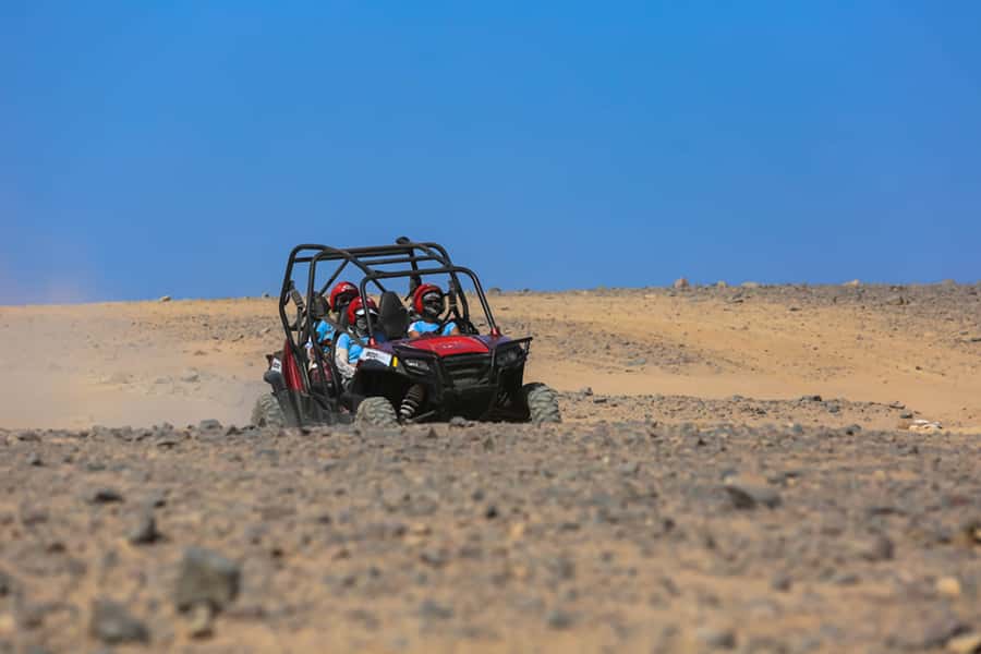 Hurghada: Sunset Desert Safari by Dune Buggy - Sunset over the Red Sea desert