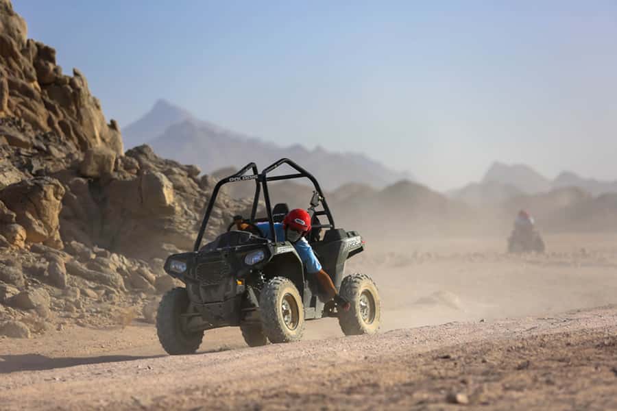 Hurghada: Sunset Desert Safari by Dune Buggy - The optional barbecue and show