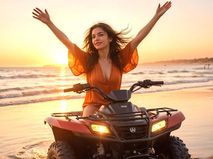 Hurghada: Sunset Quad Bike, Camel w/ Opt Stargazing and BBQ - Transfers and the real value of $14