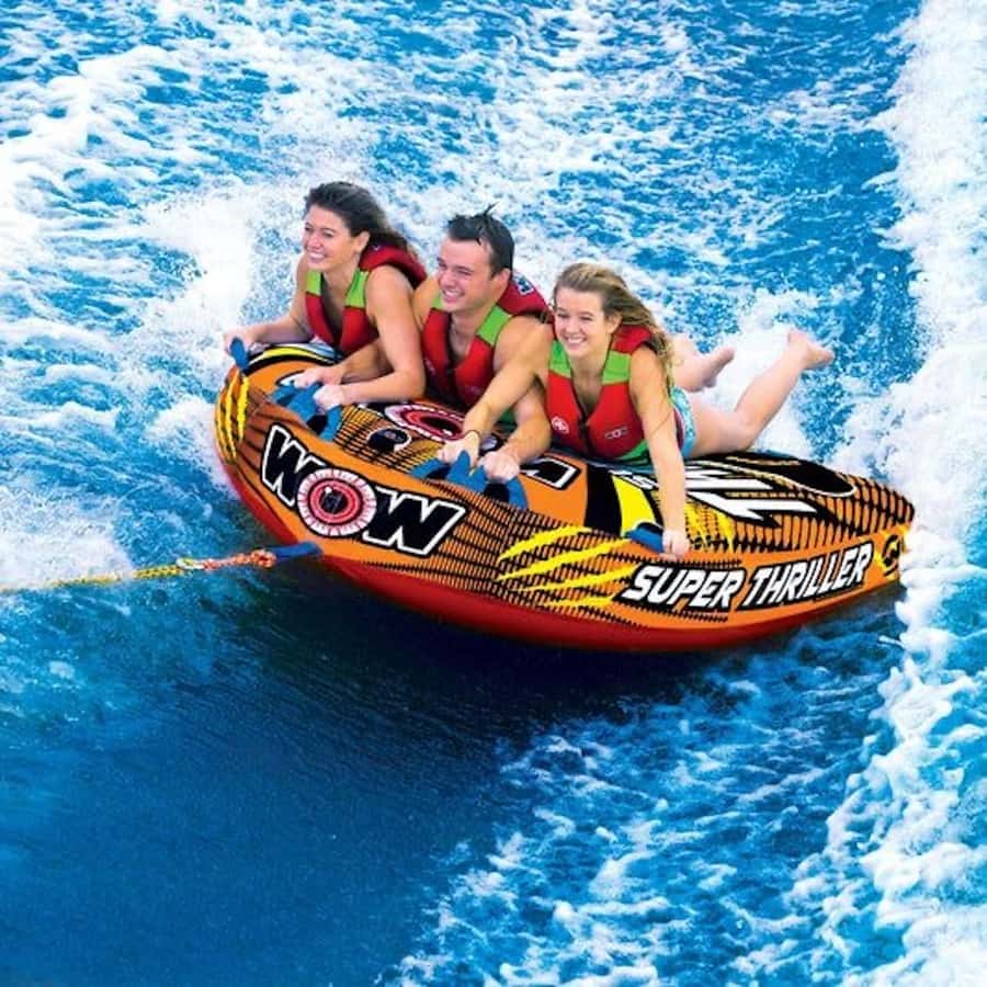 Hurghada: Water Sports, Banana Boat & Snorkeling Adventure - Tubing across the waves