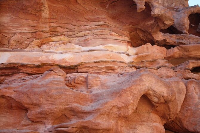 Jeep Safari To Canyon Salama And Dahab Tour From Sharm El Sheikh - Snorkeling around Dahab and the Three Pools