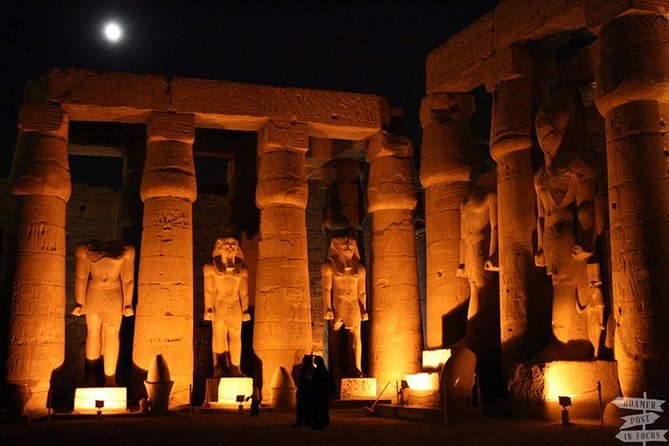 Karnak Sound and Light Show with Private Transport - Karnak at night, from sphinx avenue to sacred lake