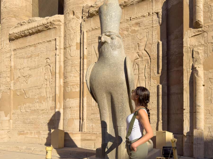 Luxor: Edfu, Kom Ombo, Abu Simbel Private Tour & Entry Fees - Edfu Temple and the roof that survived