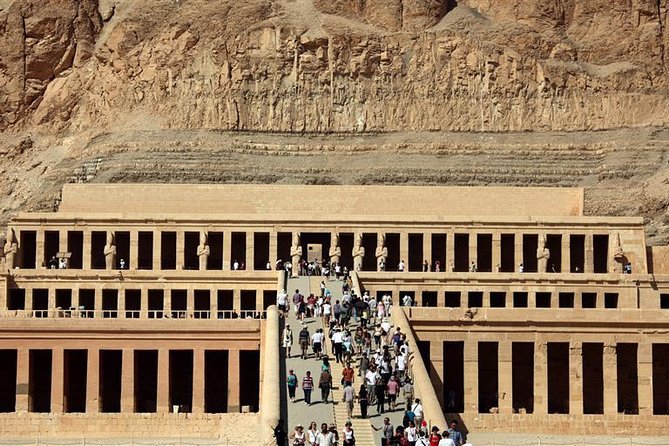 Luxor Full Day Tour Valley of the Kings with Transfer - Hurghada - Hatshepsut’s temple at Deir el-Bahari