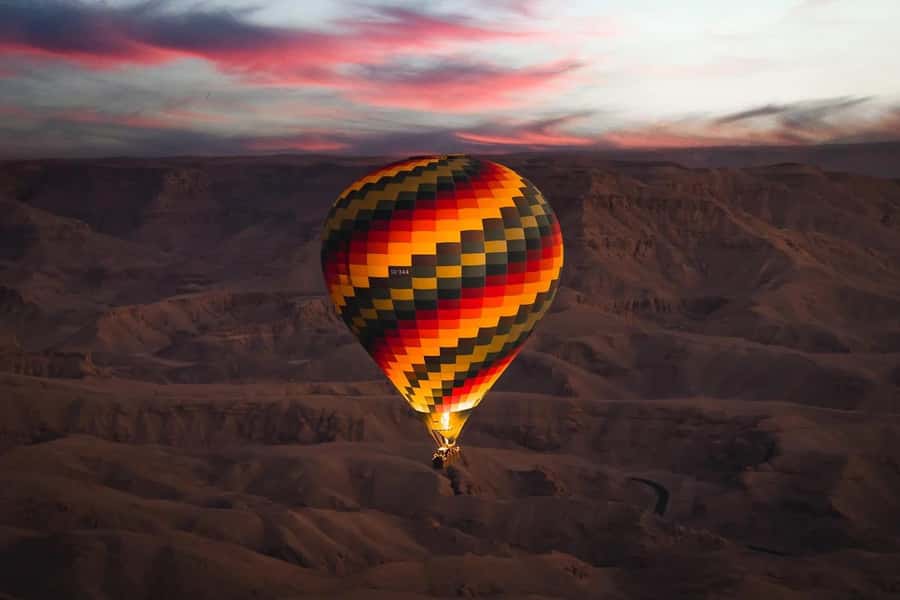 Luxor: Hot Air Balloon Ride over Luxor Relics - At the launch site, expect activity and waiting