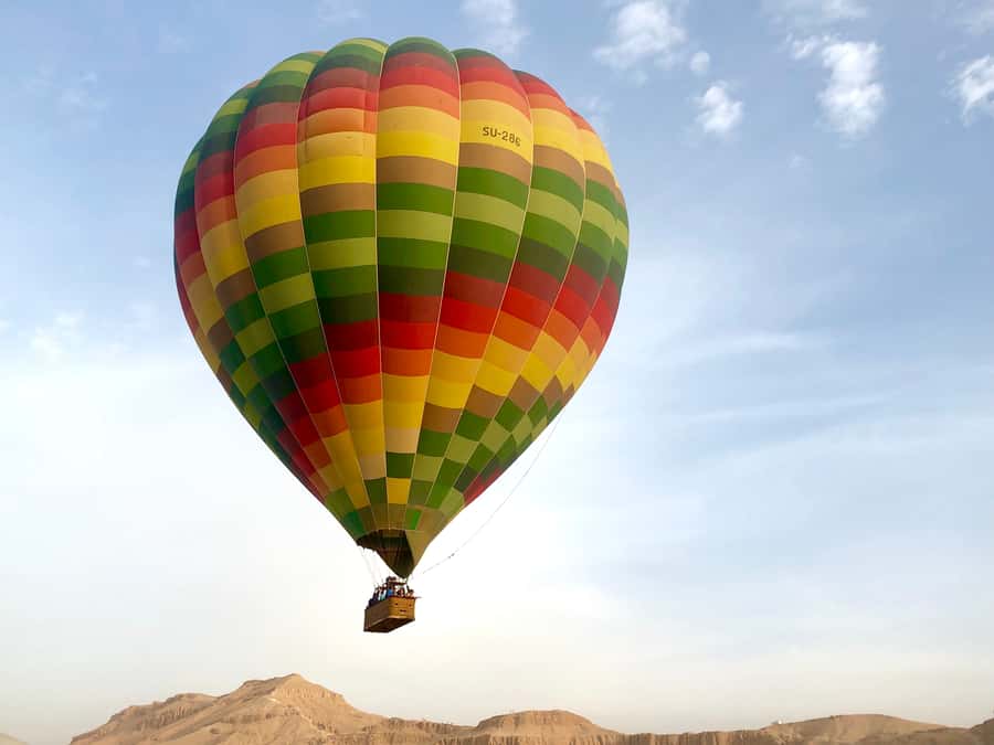 Luxor: Hot Air Balloon Ride Over Temple of Hatshepsut - From hotel lobby to the West Bank