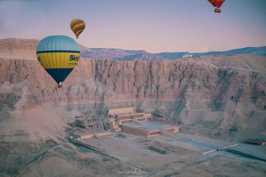 Luxor: Morning Hot Air Balloon Ride - Why Luxor looks different from a balloon