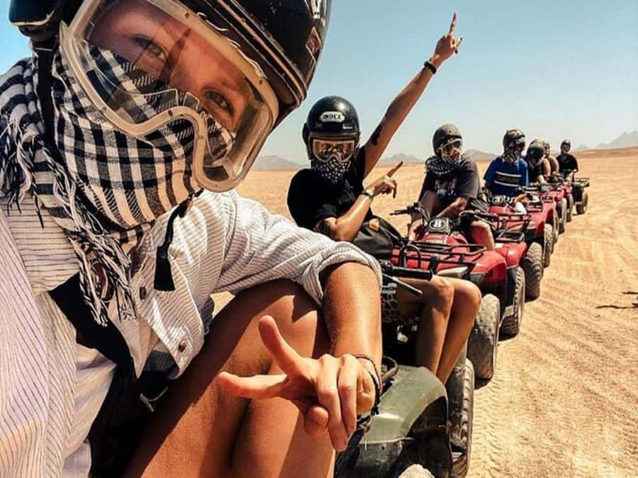 Luxor: Quad Bike Safari Experience - The safety briefing and 10-minute test ride