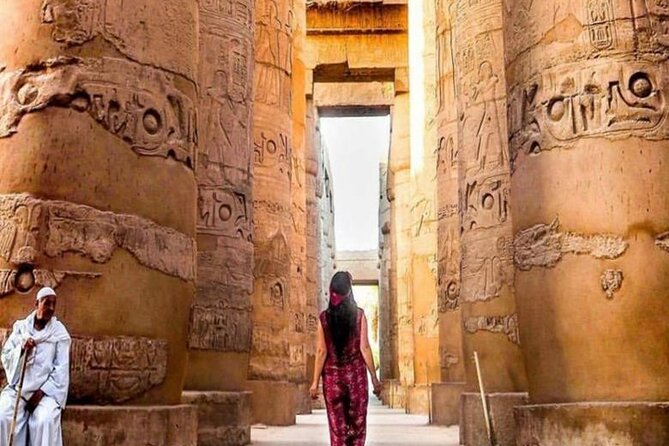 Luxor Small Group 8 max from Hurghada nd private option available - Hatshepsut’s Temple beneath the cliffs