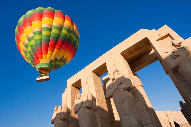 Luxury Hot Air Balloon Ride Luxor, Egypt VIP Service - The 45-minute sunrise flight over Luxor