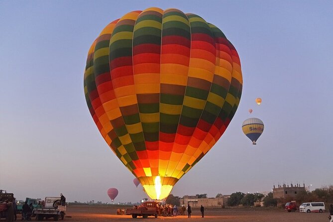 Luxury Hot Air Balloon Ride Luxor, Egypt VIP Service - Breakfast, landing, and the ride back