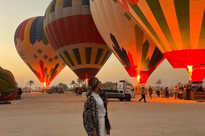 Luxury Hot Air Balloon Ride Luxor, Egypt VIP Service - The early pickup and private Nile crossing