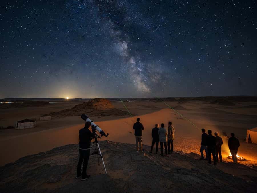 Makadi Bay: 2H Quad Bike, Camel, Stargazing, Dinner & Show - From hotel pickup to the quad station