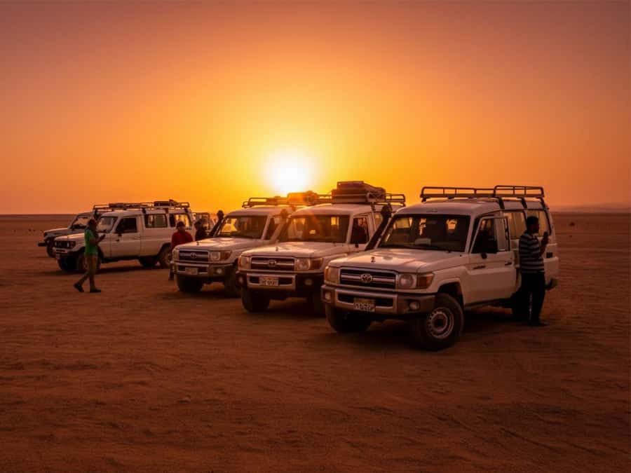 Makadi Bay: Mega Tour Jeep, ATV, Buggy, Camel, Dinner & Show - A six-hour desert sampler from Makadi Bay