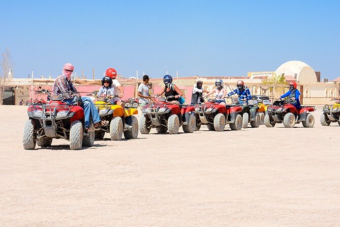 Makadi Bay: Sunset Quad & ATV Adventure & Seaview - The camel ride and desert photo stops