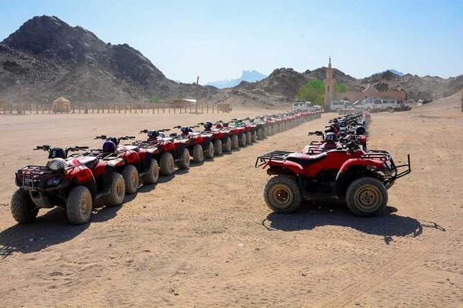 Makadi Seaside and Desert: 2h Quad Bike Adventure - The Red Sea section adds the memorable contrast