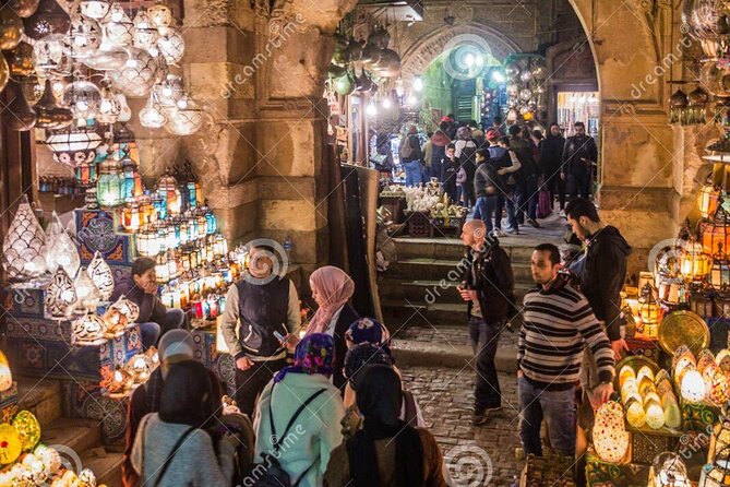 Night tour of Cairo with Dinner - Walking Al Muizz Street after sunset