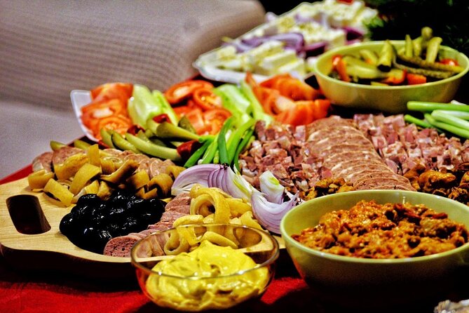 Nile River Dinner Cruise on a Yacht with Open Buffet - The buffet: Egyptian dishes, sweets, and uneven service