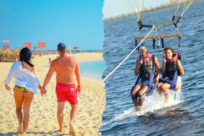 Orange bay Island and Parasailing, Snorkeling, & Water Sports, Lunch - Hurghada - A full Red Sea day for a modest price
