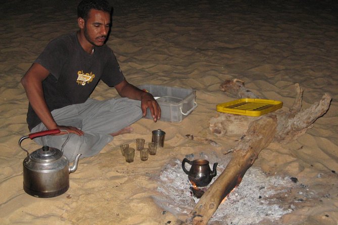 Overnight White Desert Safari Camping from Cairo - Barbecue dinner, tents, and a very cold night