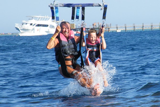 Parasailing Fly to The Sky On Marine - Hurghada - The speedboat wait and group rhythm