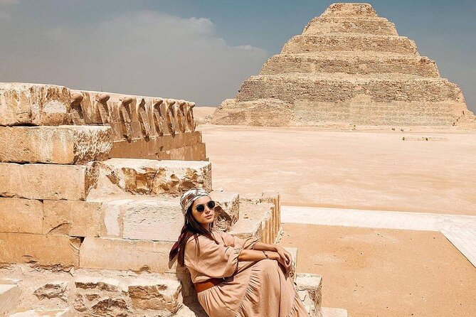 Private All Inclusive;Giza Pyramids,Sphinx,Memphis,Saqqara,Lunch&Camels - Giza begins with Egypt’s most famous pyramids