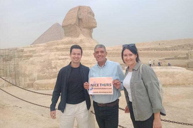 Private Day from Sharm to Cairo by plane, all entrance fees, Camel, Lunch, Guide - Giza Pyramids, Sphinx, and the camel ride